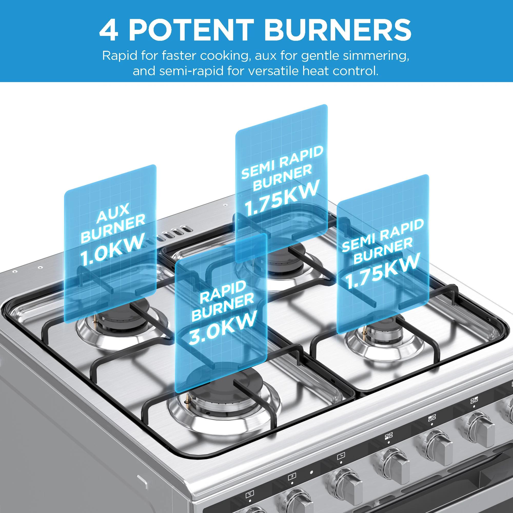 Midea 24DMS4G113 Electric Kitchen with Gas Cooker
