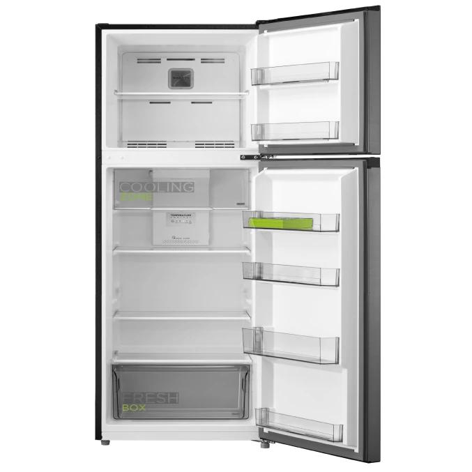 MIDEA MDRT385MTF46 Ψυγείο Δίπορτο Ασημί 55cm 2