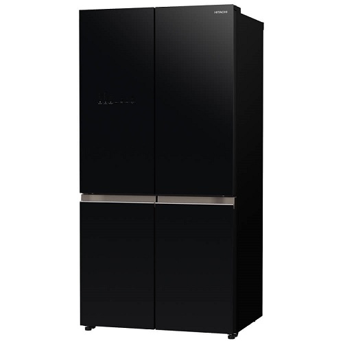 HITACHI RWB640VRUO-1GBK Ψυγείο Τετράθυρο Glass Mαύρο