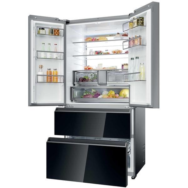 Haier HFR79F19DFGB(UK) Ψυγείο Τετράπορτο(French Door) Μαύρο