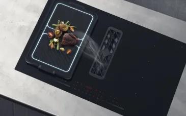 Midea M83C02-H22 Induction hob with built-in extractor hood