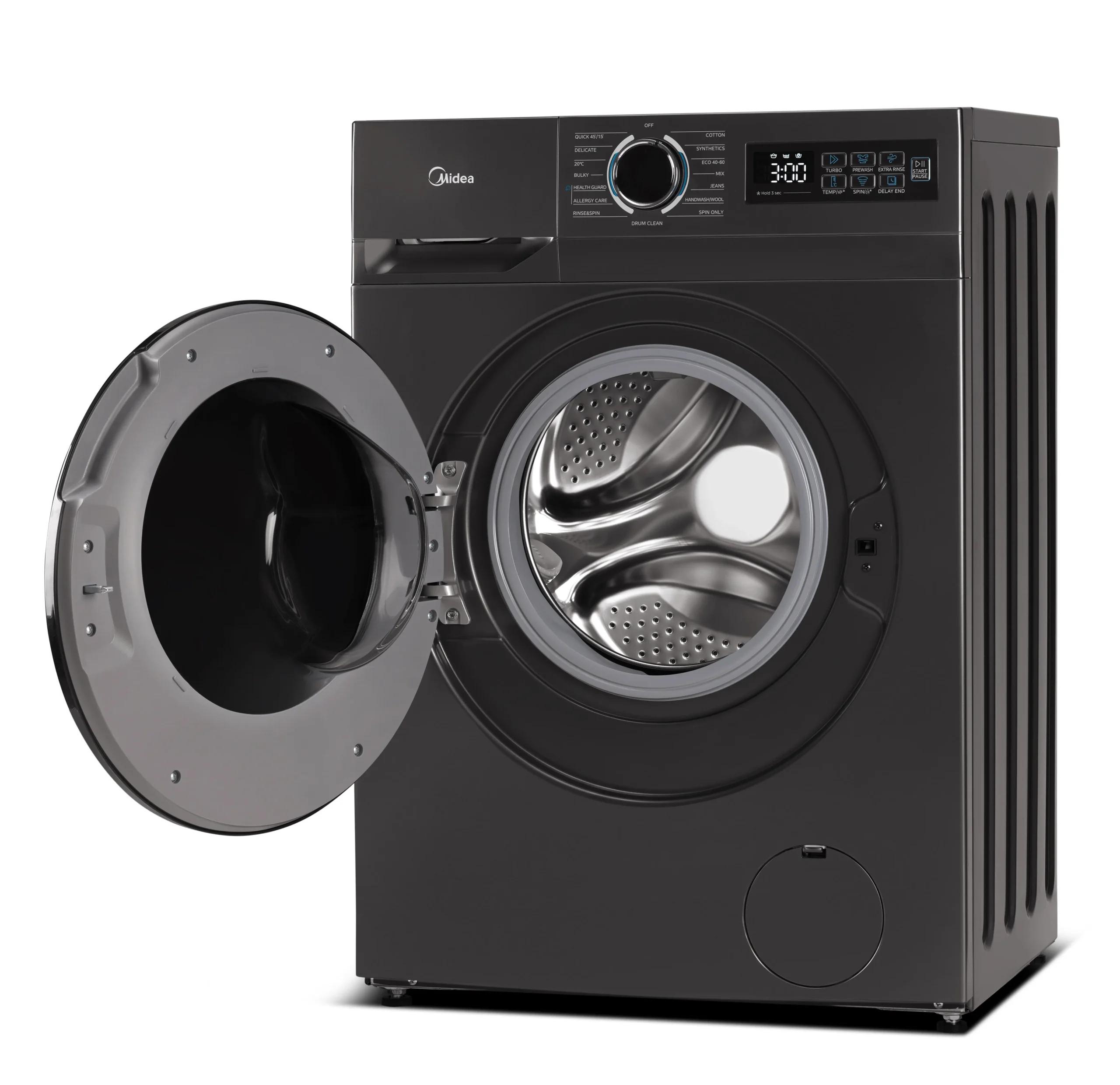 Midea MF110W80BA10/T Πλυντήριο Ρούχων 8Kg Lunar Dial SerieS