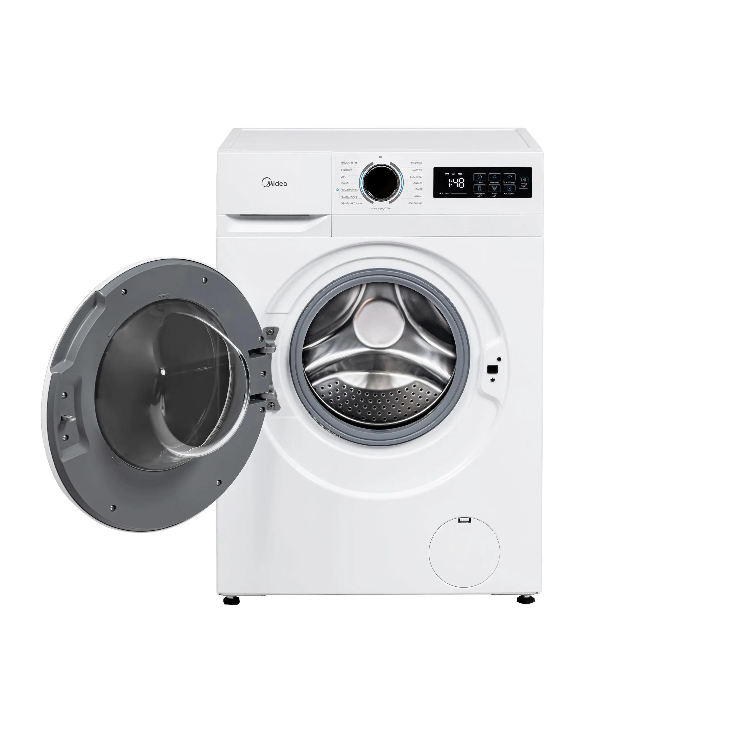Midea MF110W80BA10/W-CY Πλυντήριο Ρούχων 8Kg Lunar Dial SerieS