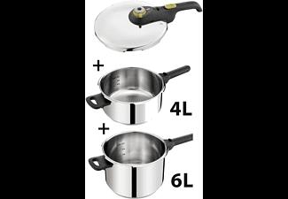 TEFAL SECURE® Χύτρα Ταχύτητας ΣΕΤ 4L+6L P2544337