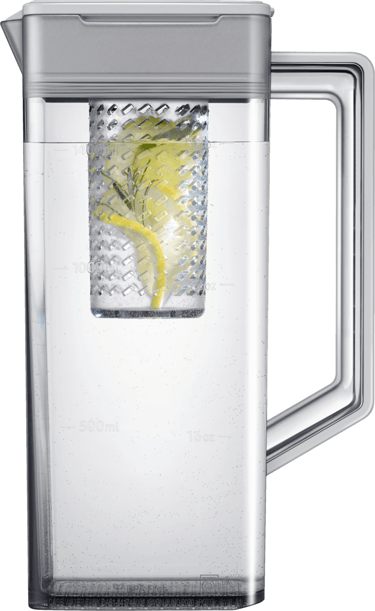 Samsung RF65DG960EB1EF Four Door Refrigerator, with Beverage Center
