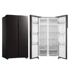 MIDEA MDRS619FIE28 Ψυγείο Ντουλάπα, Γραφίτης Inox