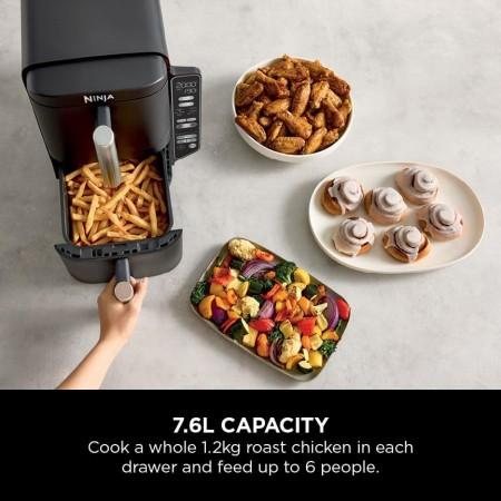 NINJA SL300EU Air fryer with vertical drawers, 7,6Ltr