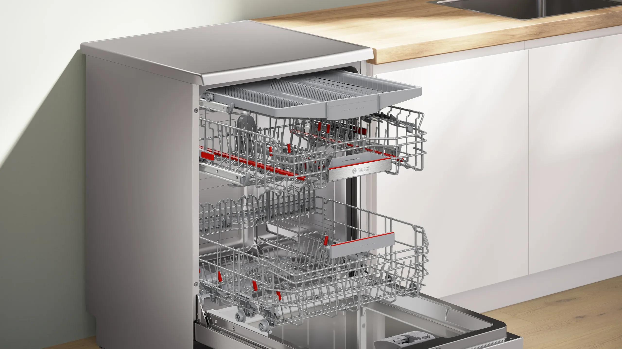 BOSCH SMS6ECI15E Πλυντήριο Πιάτων, Inox
