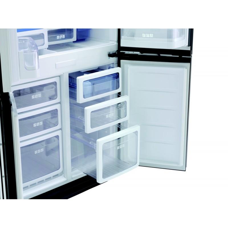 SHARP SJ-MP820C-SL Ψυγείο Τετράπορτο, Black Inox