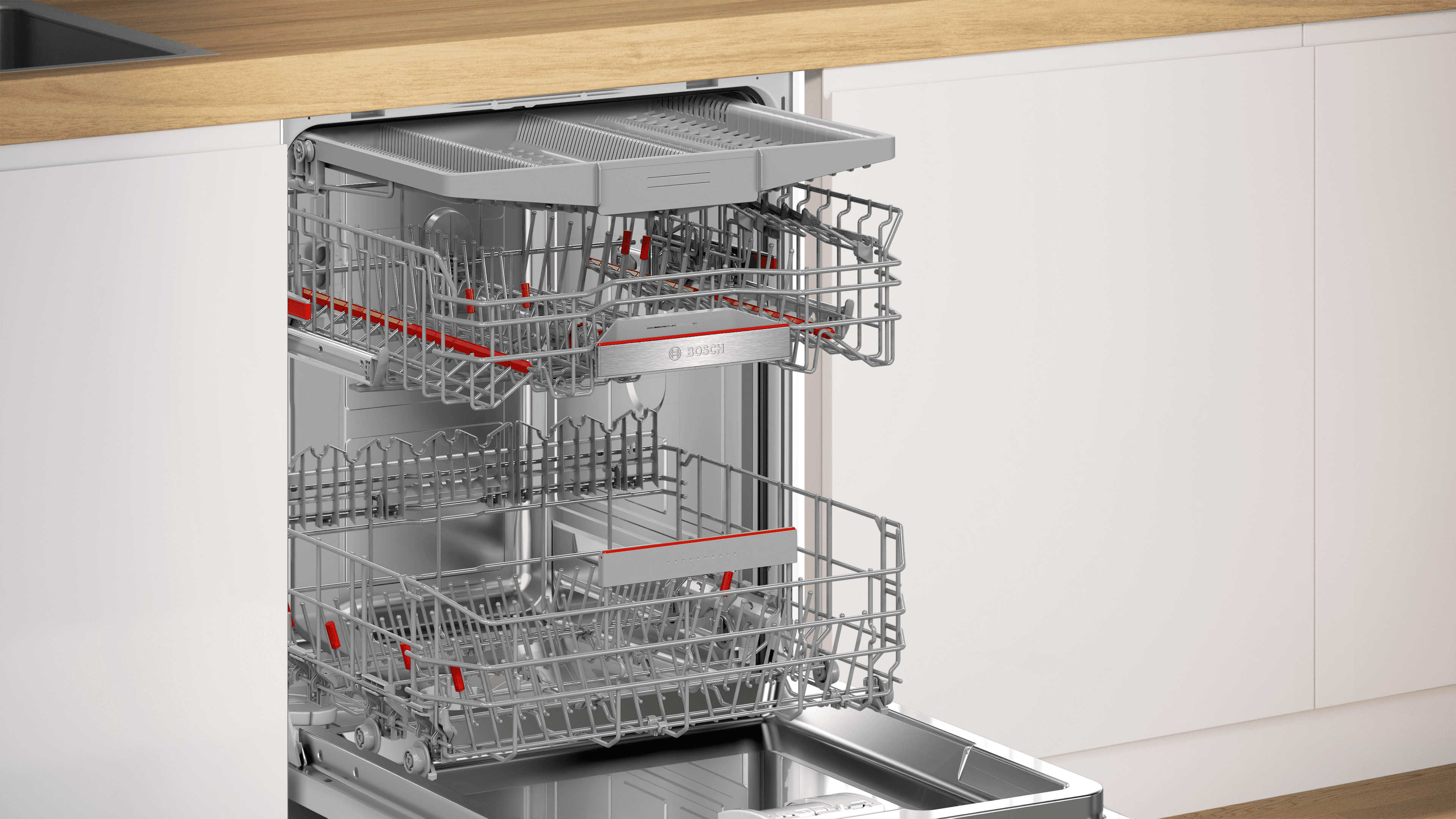 Bosch SMP4ECC72S Εντοιχιζόμενο Πλυντήριο Πιάτων,Black Inox