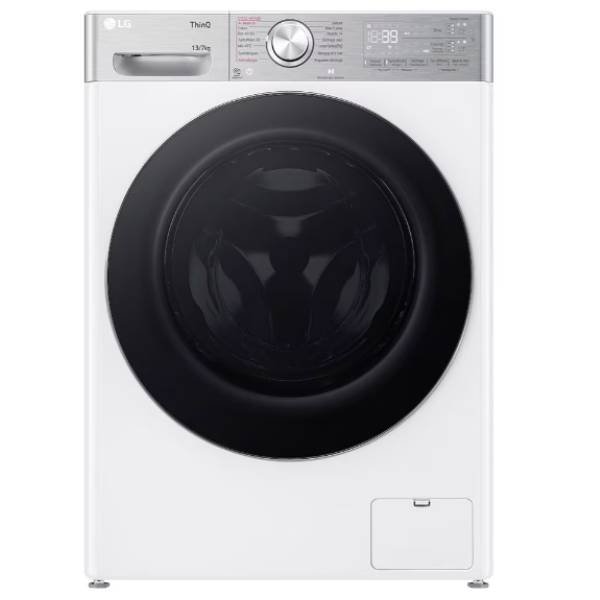 LG Πλυντήριο / Στεγνωτήριο Ρούχων 13/7kg, AI DD™, Ατμού, TurboWash 360™ D4R9513TPWC