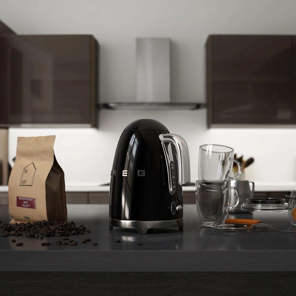 Smeg KLF03BLEU 50’s Water Kettle Black