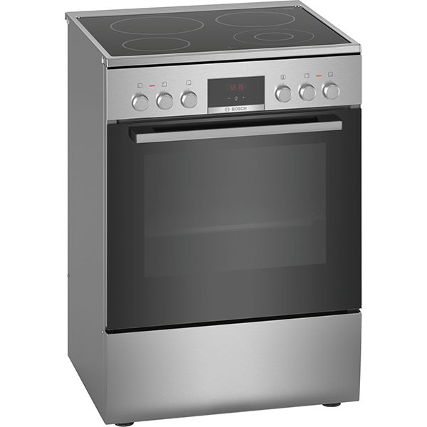 BOSCH HKR390050 Ελεύθερη κουζίνα με ηλεκτρικές εστίες INOX