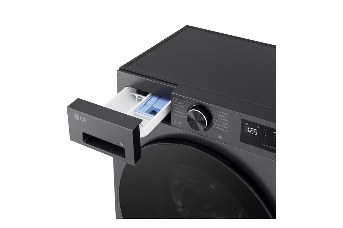 LG F2X50S8TBB Πλυντήριο Ρούχων 8kg Slim Line 4