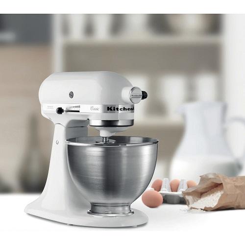 KITCHENAID KIT-5K45SSBWH Κουζινομηχανή/Mixer, Άσπρο