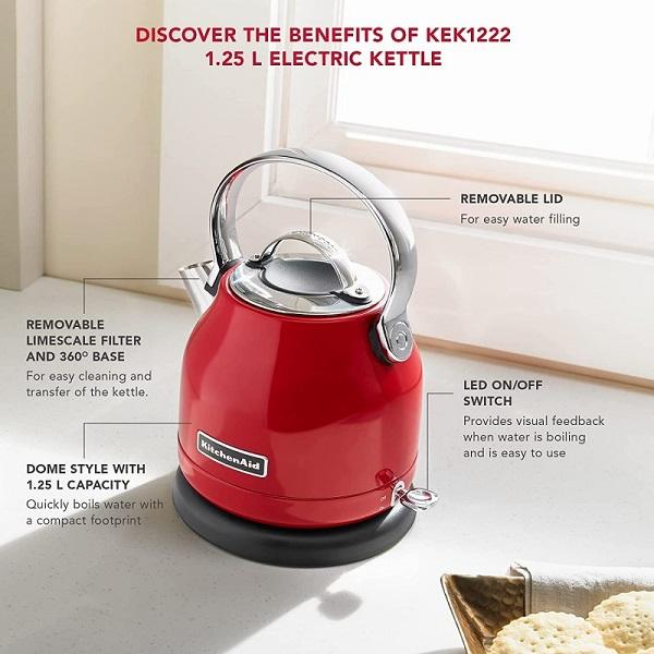 KitchenAid Βραστήρας 1,25λτ. Cream 5KEK1222BAC