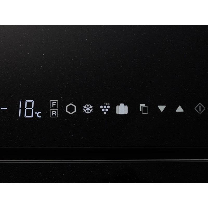 SHARP SJ-YG740G-BK Ψυγείο Δίπορτο Μαύρο γυαλί