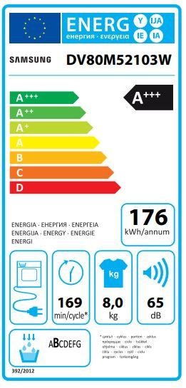 SAMSUNG DV80TA220AE Clothes Dryer 8Kg . 4