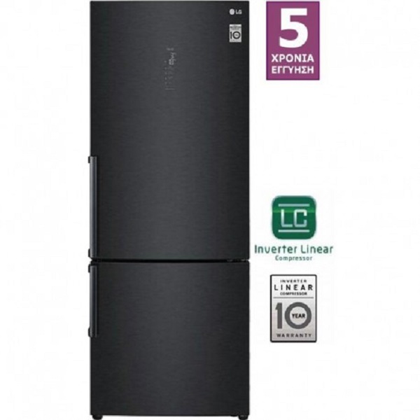 LG GBB569MCAMB Ψυγειοκαταψύκτης Black Inox