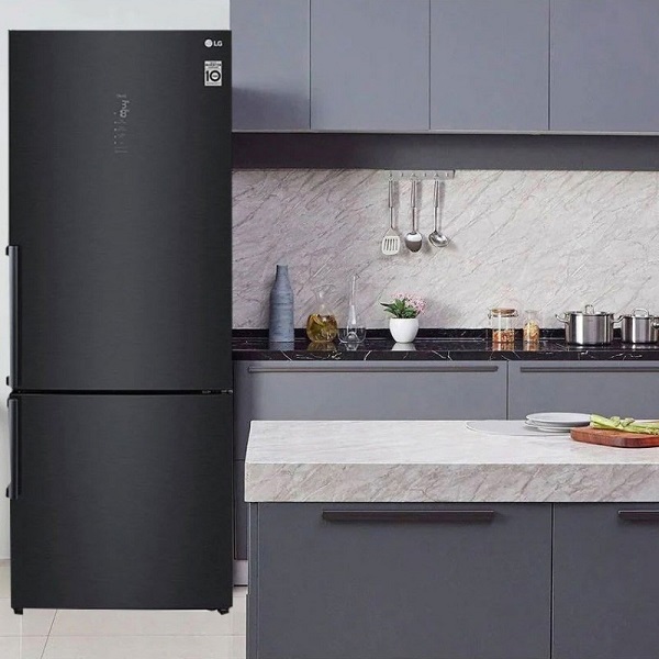 LG GBB569MCAMB Ψυγειοκαταψύκτης Black Inox 2
