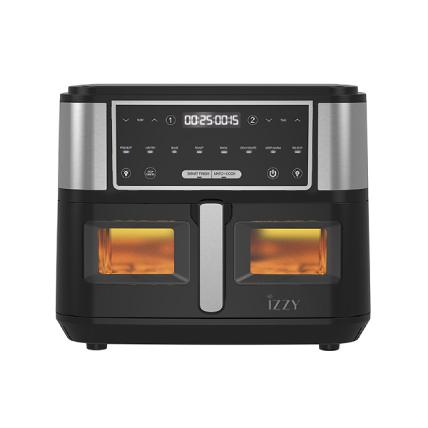 IZZY IZ-8225 Air Fryer XXL 10 litres Double Zone
