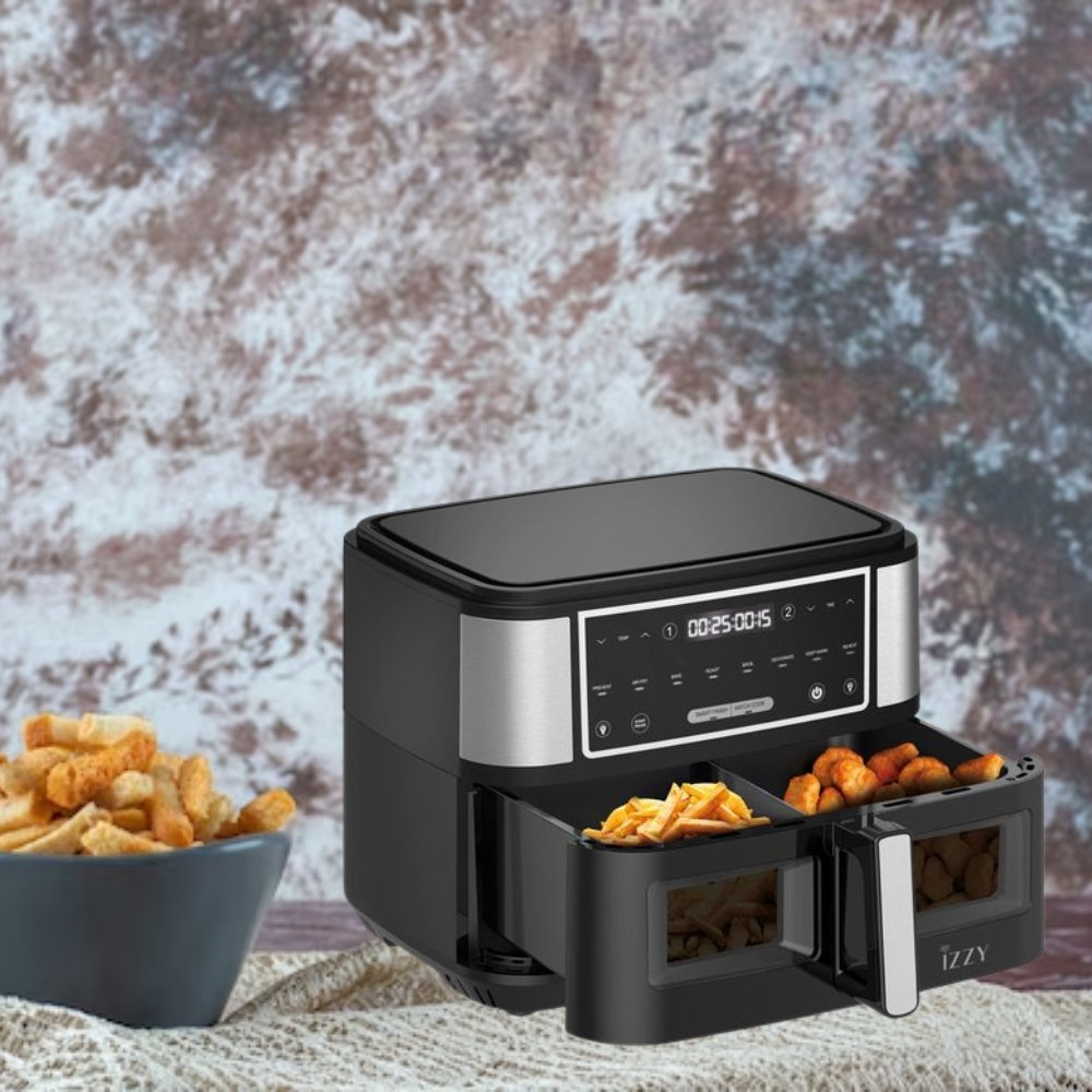 IZZY IZ-8225 Air Fryer XXL 10 litres Double Zone