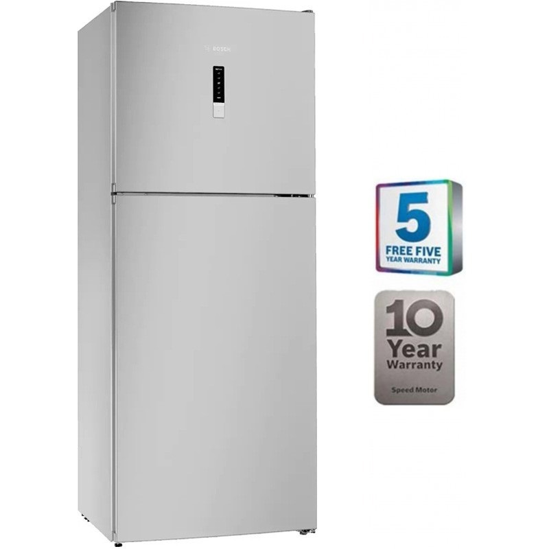 BOSCH Double Door Refrigerator Silver KDN43V1FA