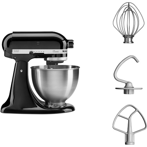 KITCHENAID KIT-5K45SSBOB Κουζινομηχανή/Mixer, Black