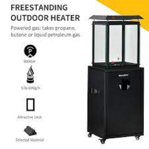 Matestar Outdoor Moisture Gas Heater with Glass MAT-1201