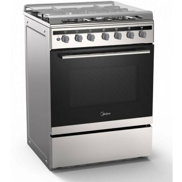 Midea 24DMS4G113 Ηλεκτρική Κουζίνα με Εστίες Υγραερίου