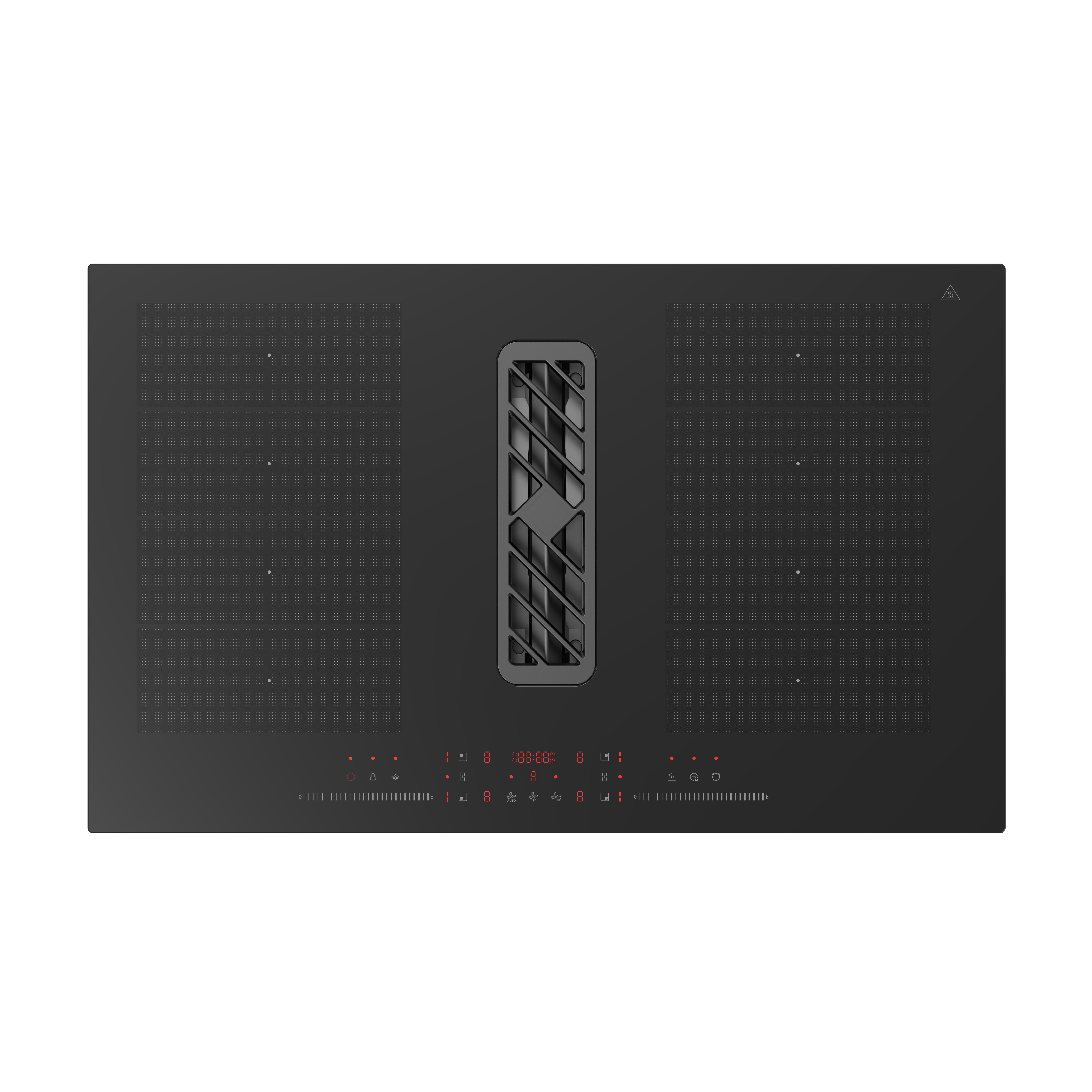 Midea M83C02-H22 Επαγωγικές Εστίες με Ενσωματωμένο Απορροφητήρα