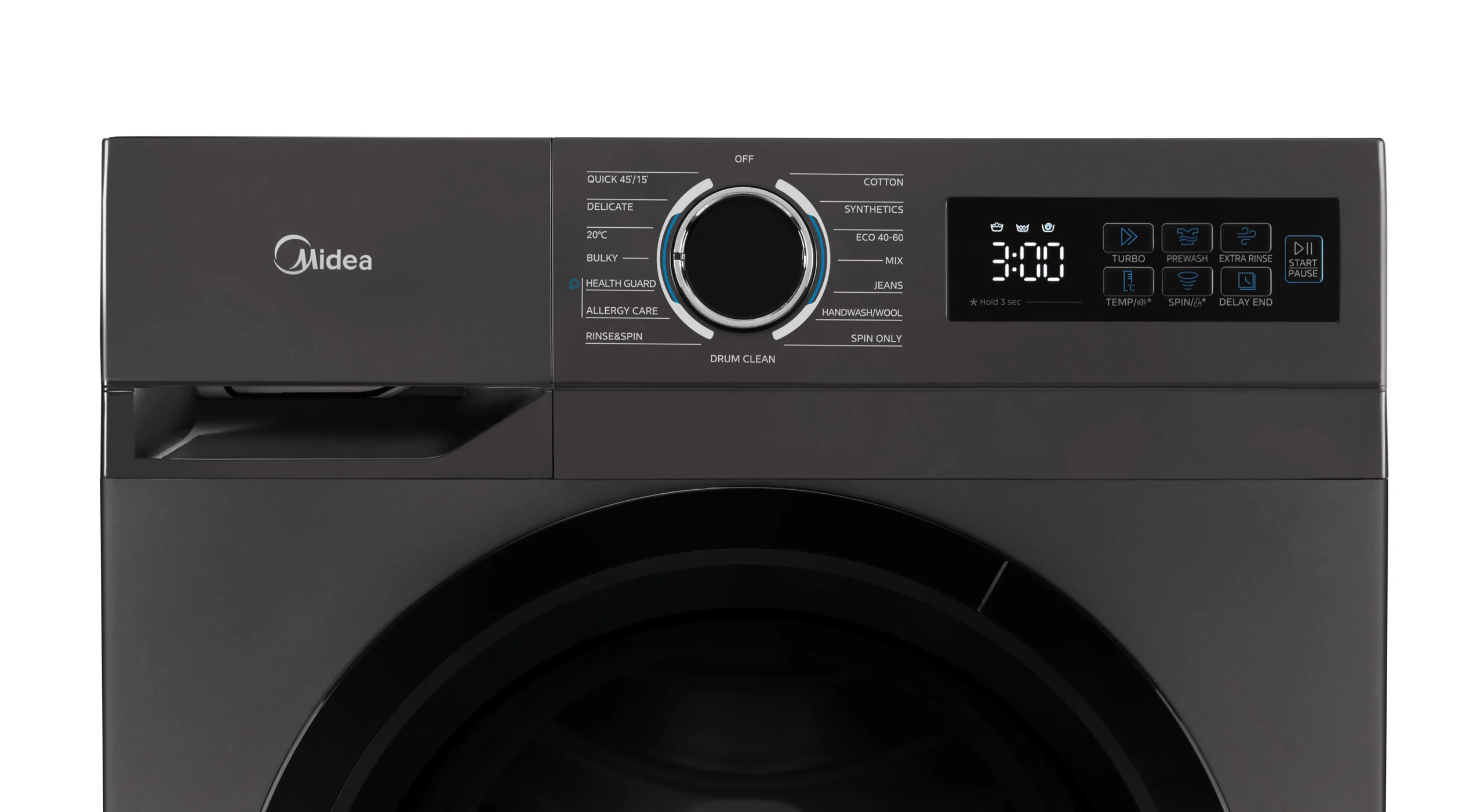 Midea MF110W80BA10/T Washing Machine 8Kg Lunar Dial SerieS