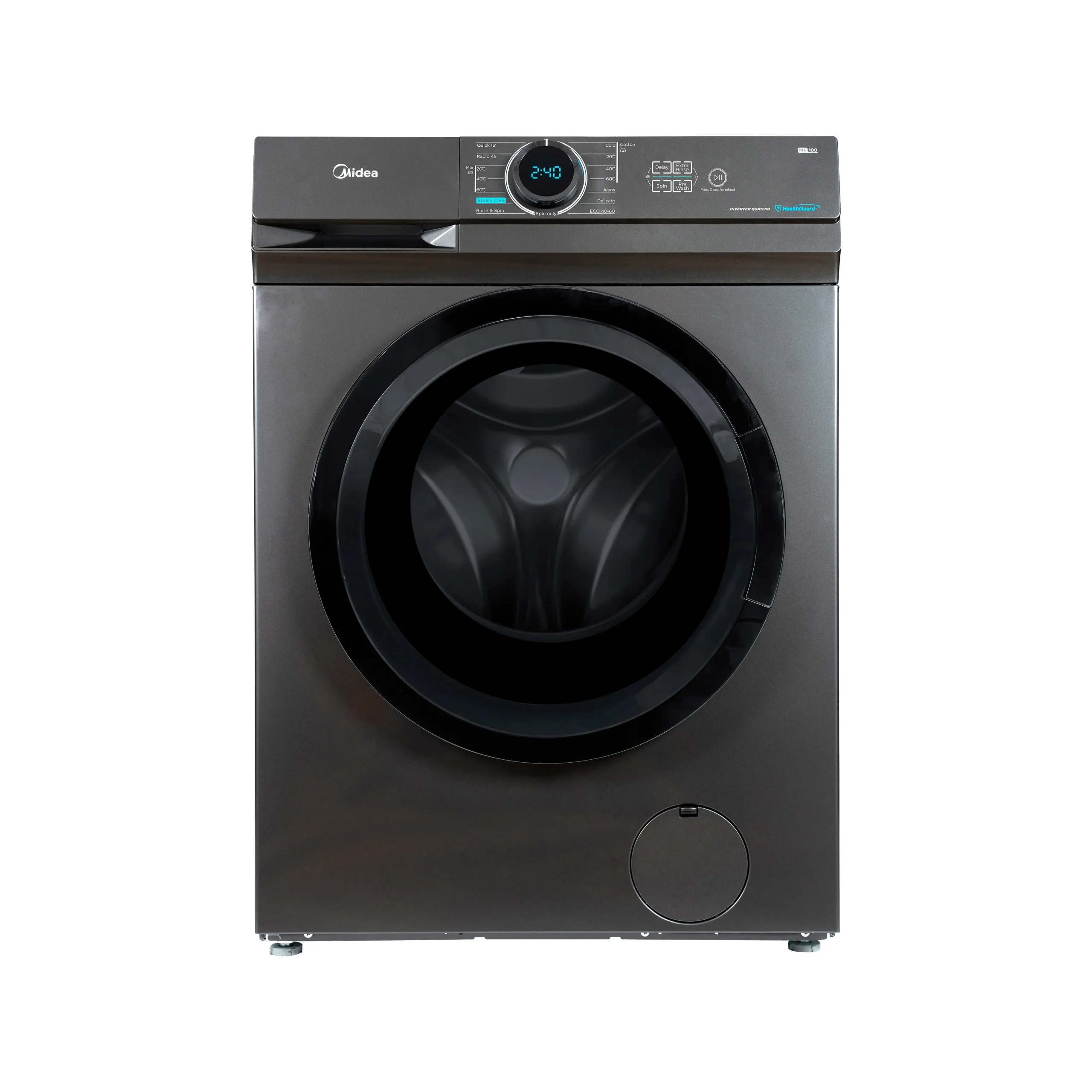 Midea MF110W80BA10/T Washing Machine 8Kg Lunar Dial SerieS