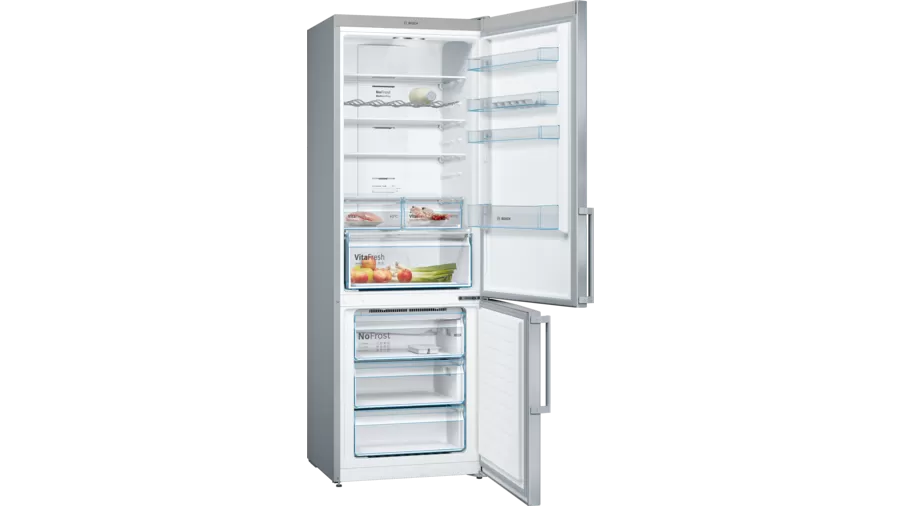BOSCH Ψυγειοκαταψύκτης Ασημί KGN49XIEP 2