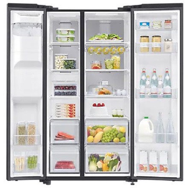 SAMSUNG RS65R54422C/EO Ψυγείο Ντουλάπα, Μαύρο 2