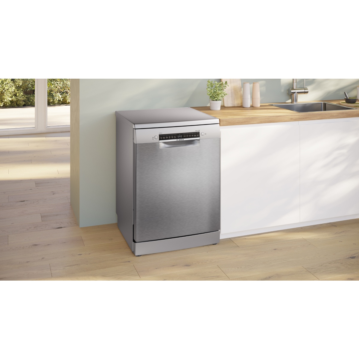 BOSCH SMS4HTI16E Πλυντήριο Πιάτων, Inox