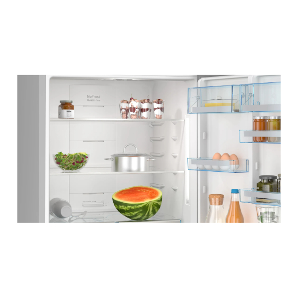 Bosch KGN76AIDR Series 6 Freestanding fridge freezer 186 x 75 cm Brushed steel anti-fingerprint 3