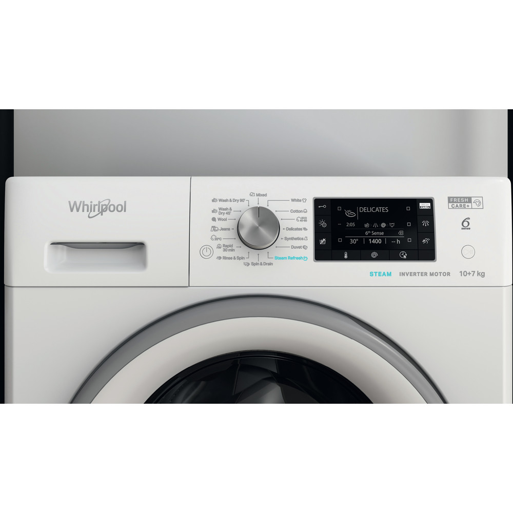 Whirlpool FFWDD 1076258 SV EE Πλυντήριο - Στεγνωτήριο