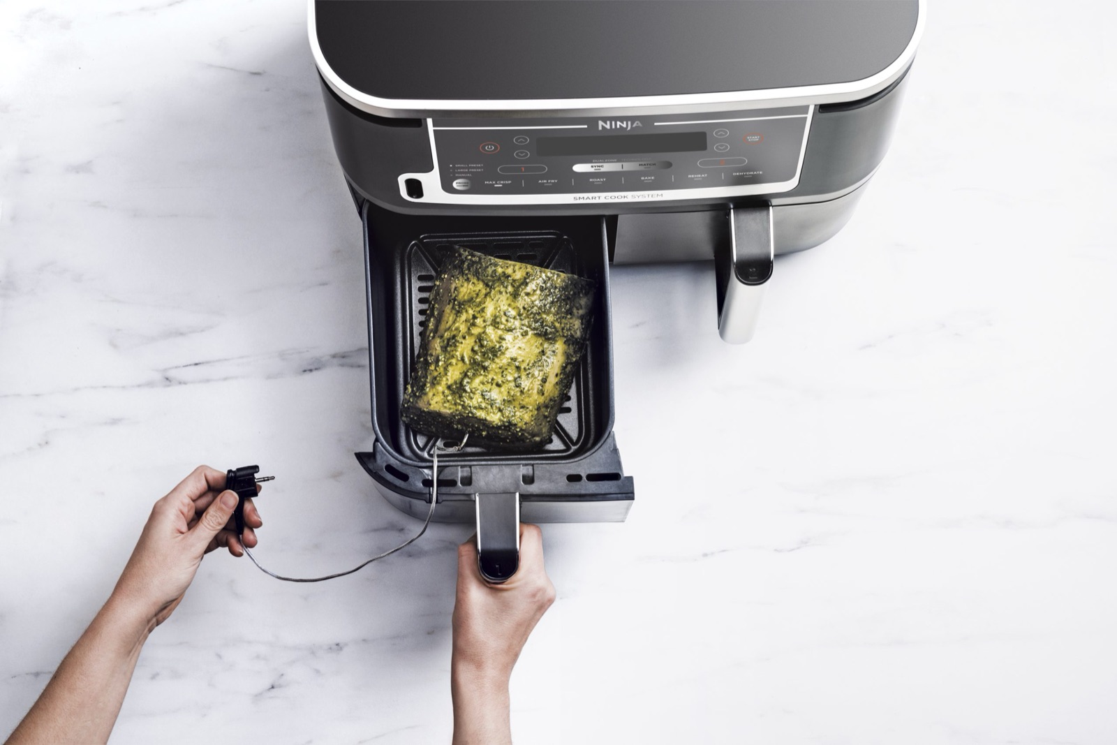 NINJA AF451EU Smart Φριτέζα Αέρος Διπλής Ζώνης 9,5Ltr