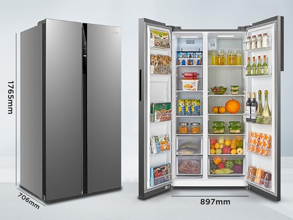 Midea MERS530FGE02 Ψυγείο Ντουλάπα