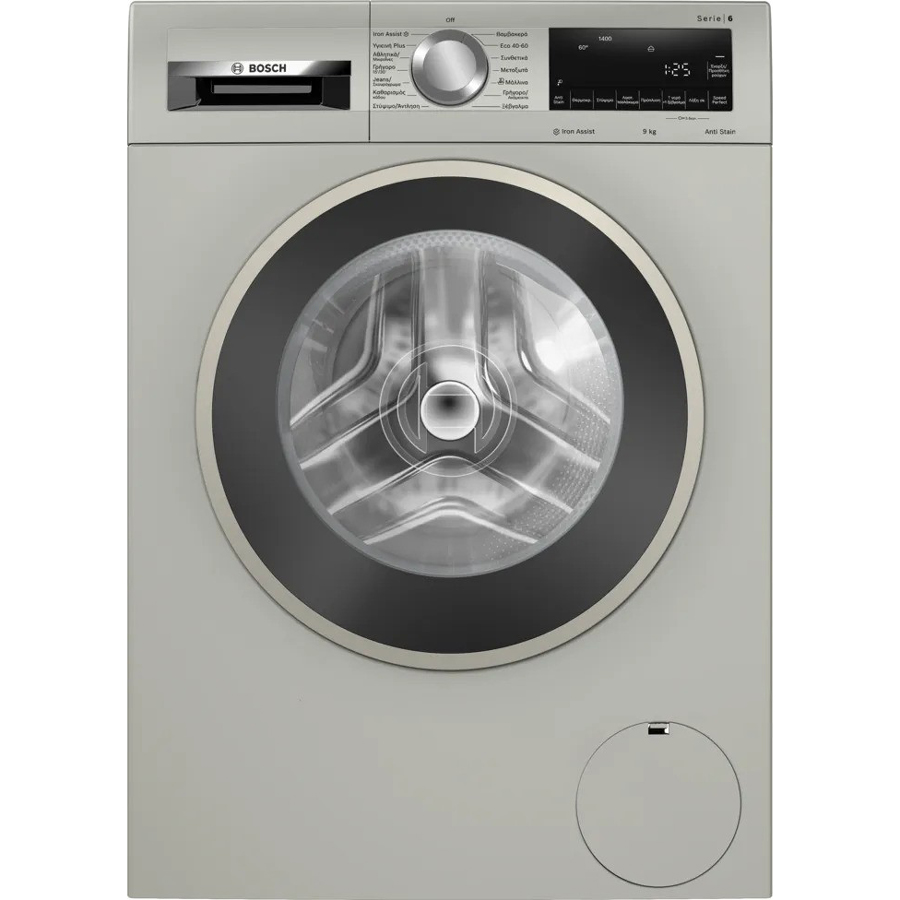 BOSCH WGG244ZXGR Πλυντήριο Ρούχων 9kg, Inox