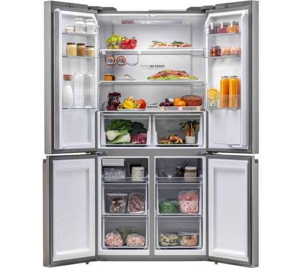 Haier HTF-520IP7 Ψυγείο Τετράπορτο Inox