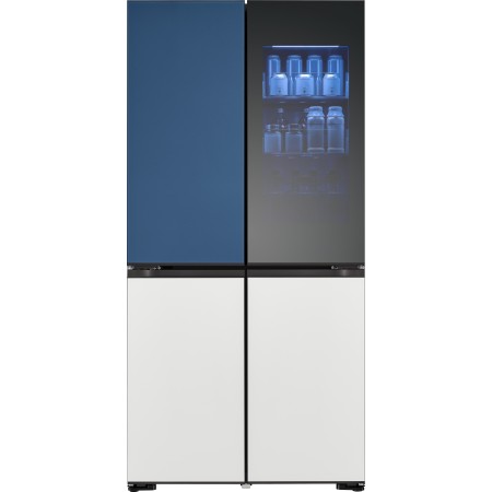 LG GMV960NNME Four Door Refrigerator With Alternating Color LED