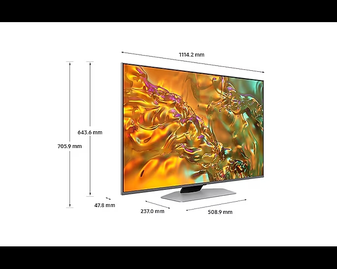 SAMSUNG QE50Q80DATXXH QLED UHD 4Κ SMART Tηλεόραση, 50" 4