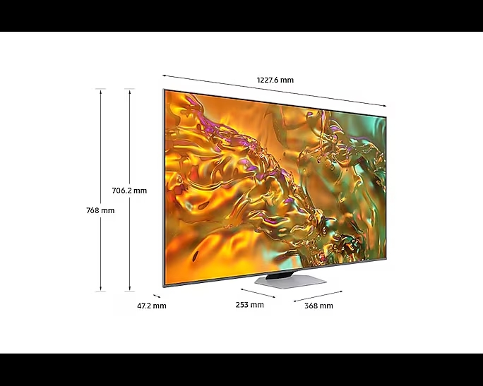 SAMSUNG QE55Q80DATXXH QLED UHD 4K SMART TV, 55″ 4