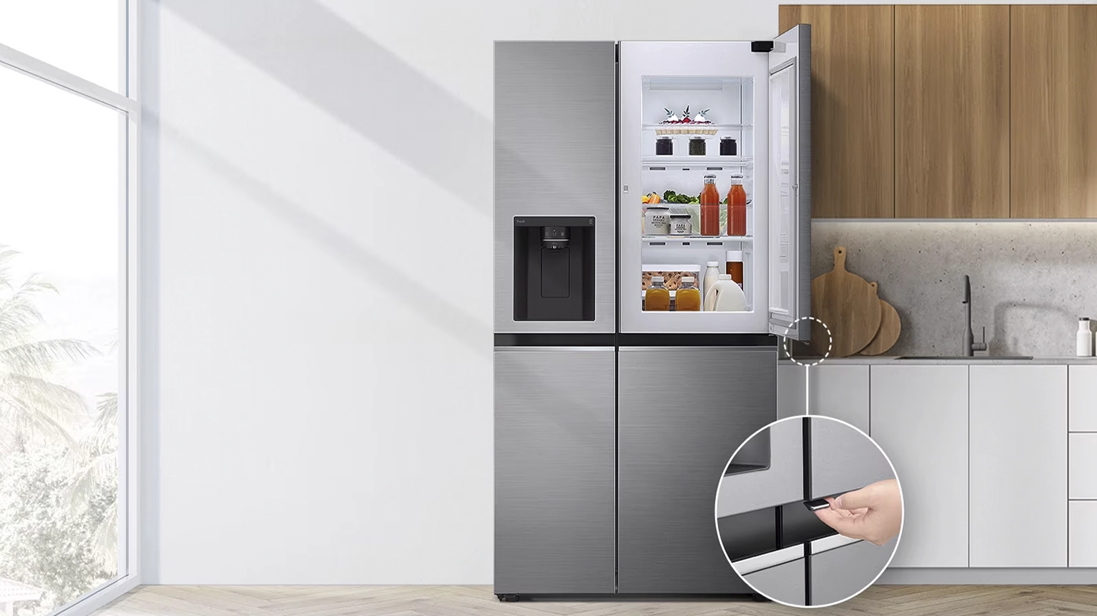 LG GSJV71PZTE Ψυγείο Ντουλάπα