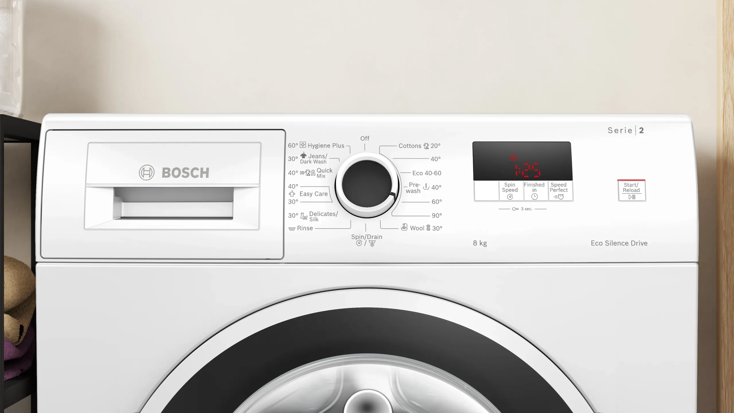 BOSCH WGE03200BY Πλυντήριο Ρούχων 8kg 2