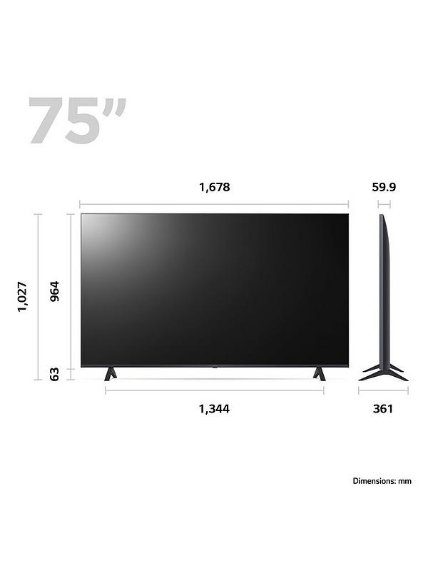 LG 75UR781C TV, 75″