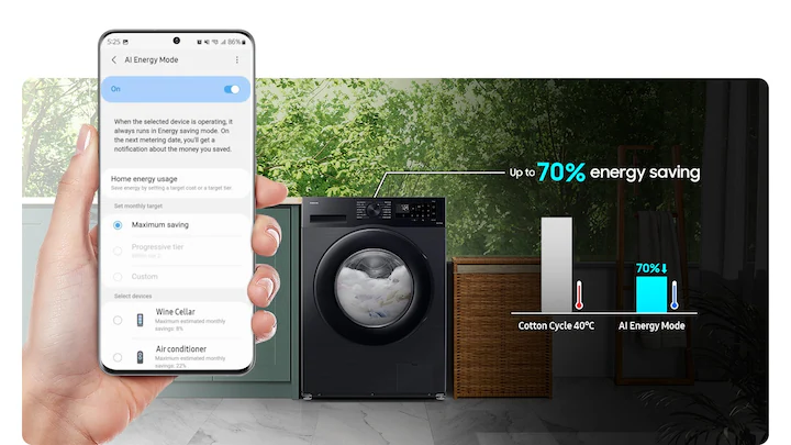 SAMSUNG WW90CGC04DABLE Πλυντήριο Ρούχων 9kg 3