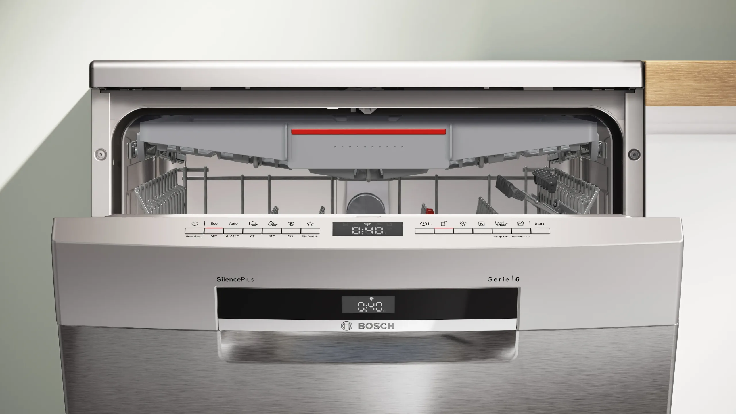 BOSCH SMS6ECI15E Πλυντήριο Πιάτων, Inox